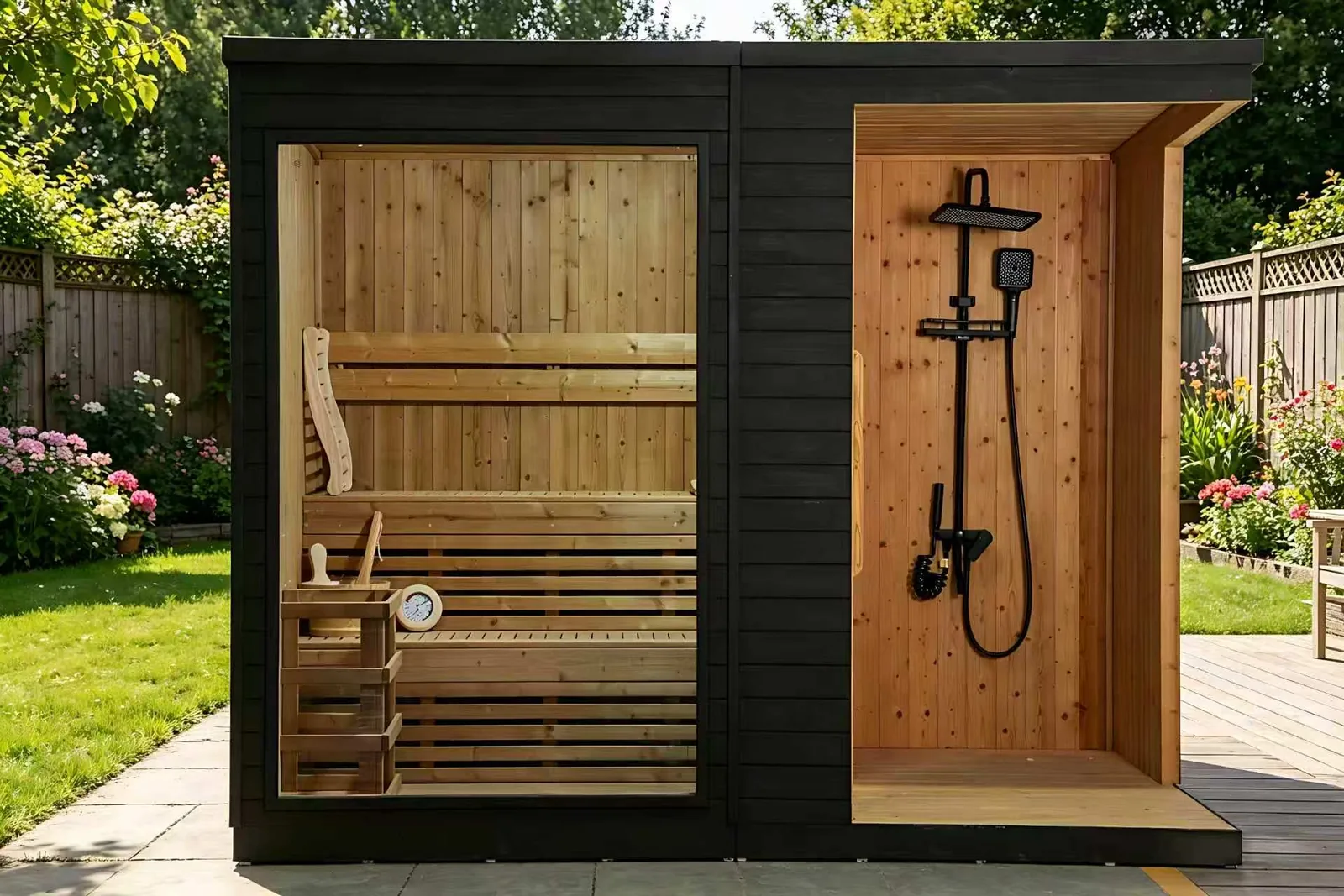 SIP-LY Outdoor Sauna — 260 × 150 × 210 cm