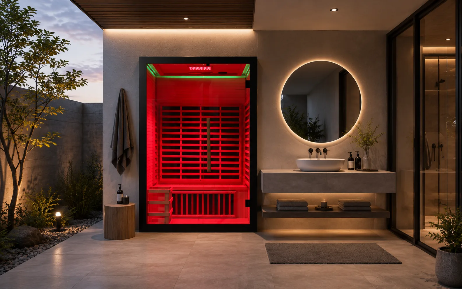 SIP-I070 Far-Infrared Indoor Sauna — 150 × 90 × 190 cm