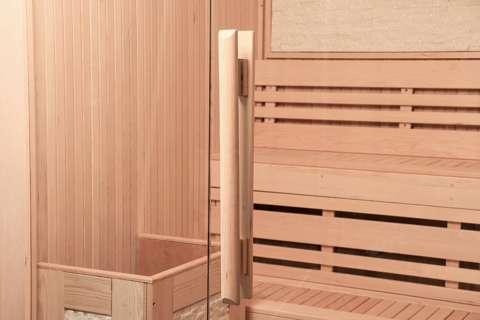 Traditional Indoor Sauna — 180 × 140 × 190 cm view 3