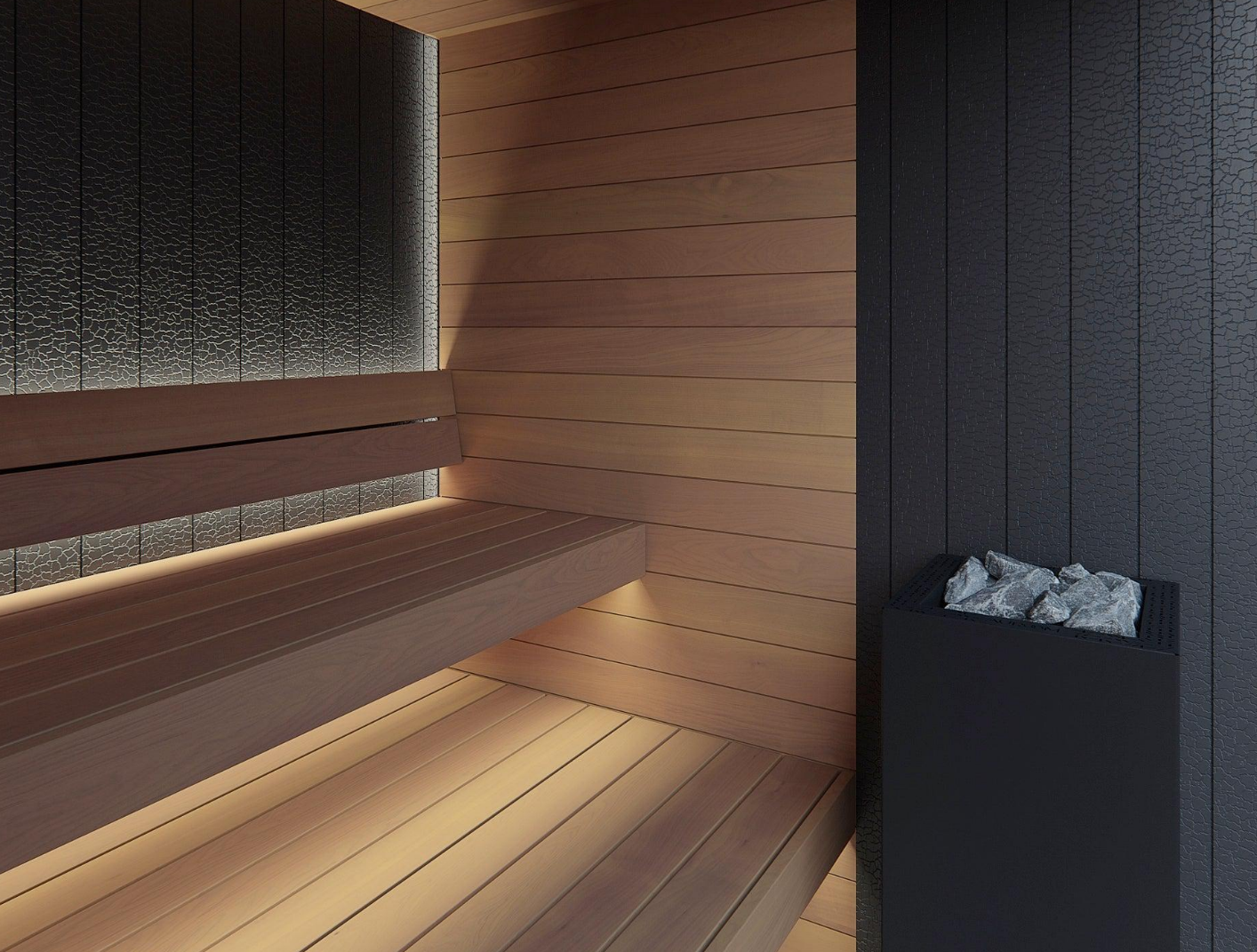 Traditional Indoor Sauna — 180 × 150 × 200 cm view 3