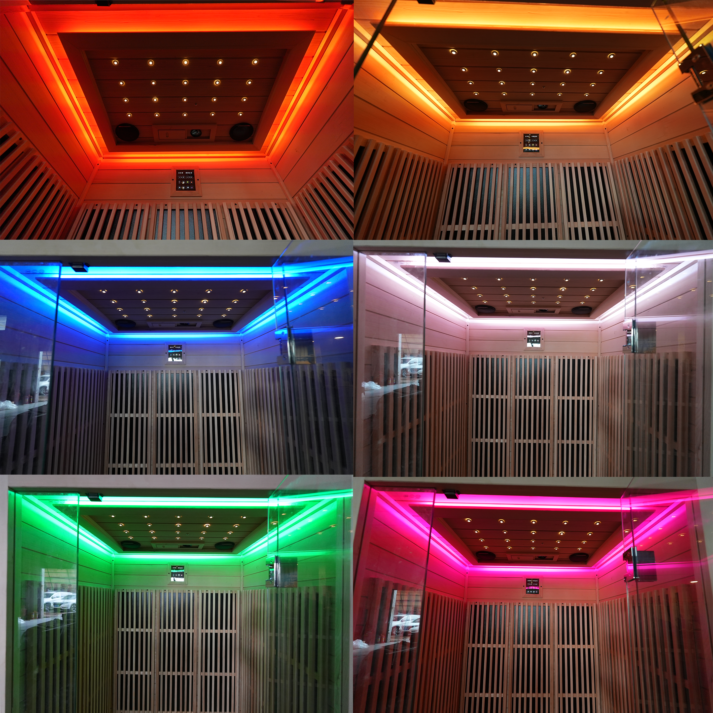 Far-Infrared Indoor Sauna — 120 × 90 × 190 cm view 2