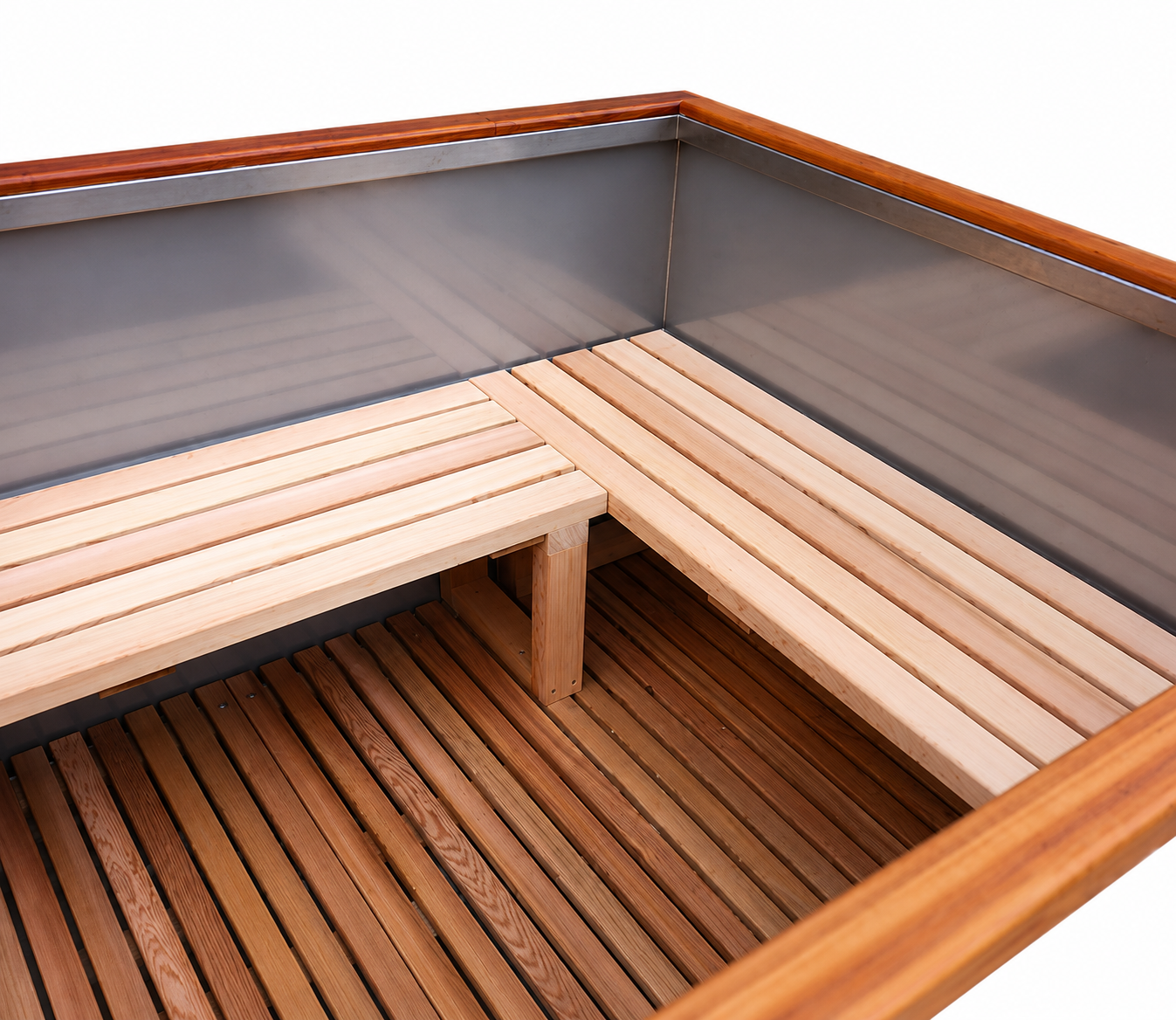 Dry-Wet Steam Sauna — 190 × 139 × 72 cm view 3